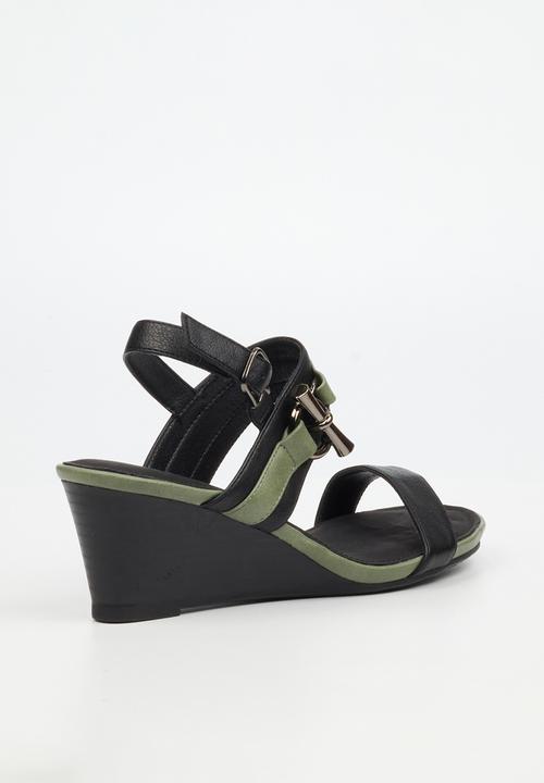 Butterfly Feet - Shani 12 Open Toe Slingback - Black