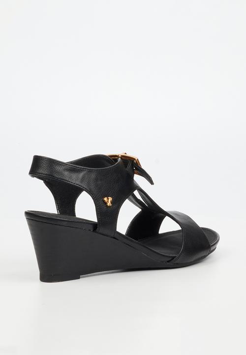 Butterfly Feet - Shani 13 Open Toe Slingback - Black