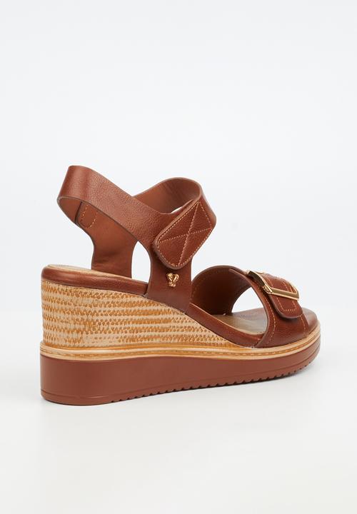 Butterfly Feet - Lyndi 1 Open Toe Ankle Strap - Brown