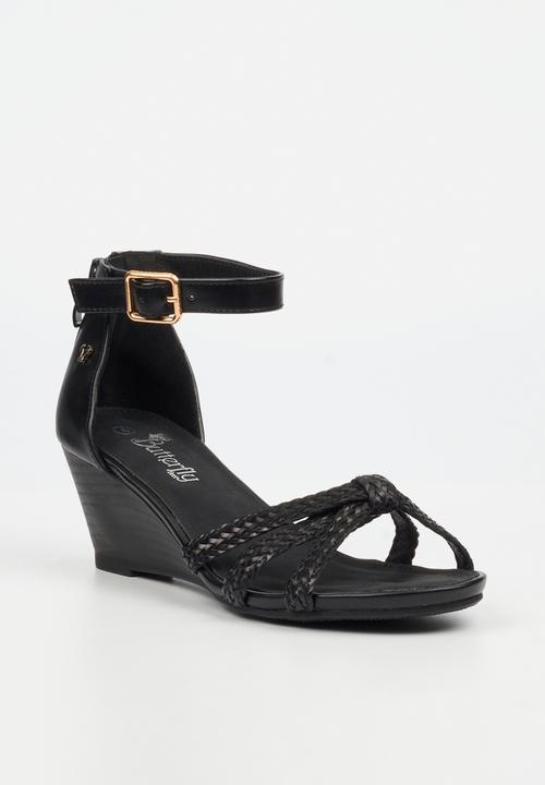 Butterfly Feet - Shani 11 Ankle Strap - Black