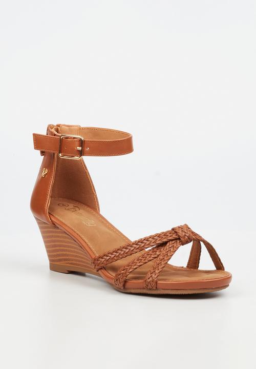 Butterfly Feet - Shani 11 Ankle Strap - Tan
