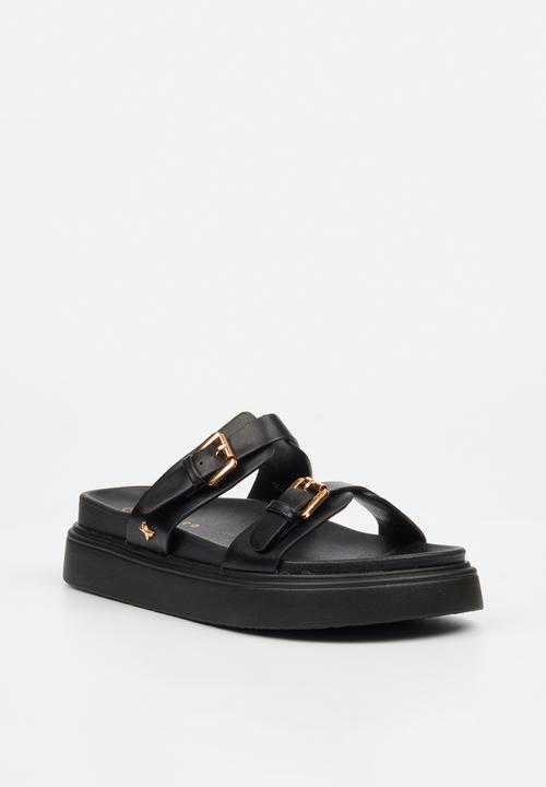 Rock & Co - Absolut 3 double strap chunky sandal - black