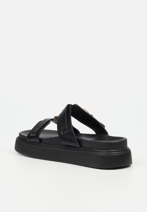Rock & Co - Absolut 3 double strap chunky sandal - black
