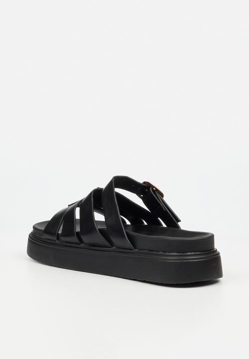 Rock & Co - Absolut 4 chunky open toe fisherman sandal - black