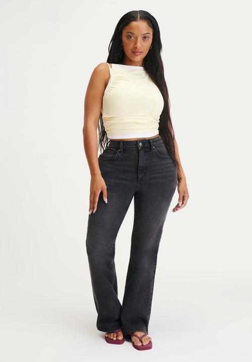 Cotton On - Curvy flare jean - onyx black