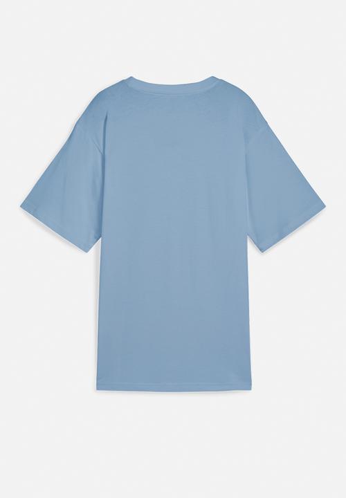PUMA - ESS Relaxed Tee W - Cool Blue