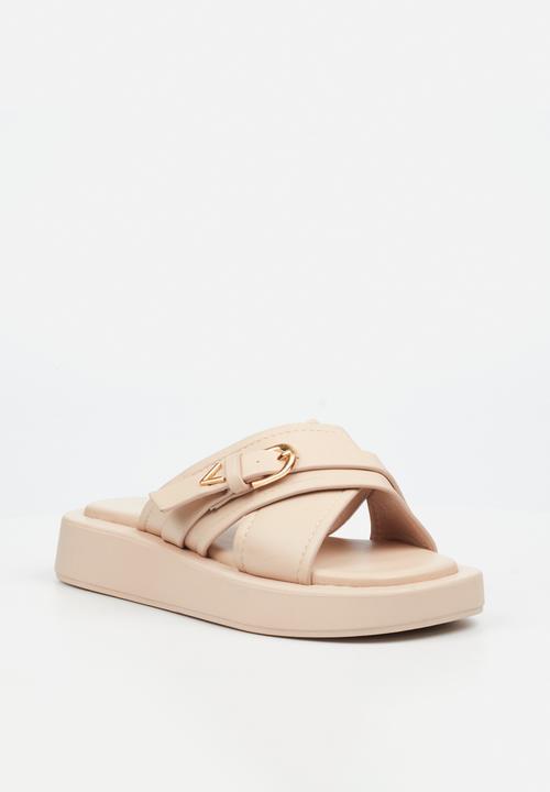 Viabeach - COCONUT 28 Thick Cross Strap Sandal - Neutral