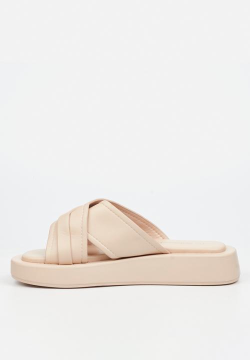 Viabeach - COCONUT 28 Thick Cross Strap Sandal - Neutral