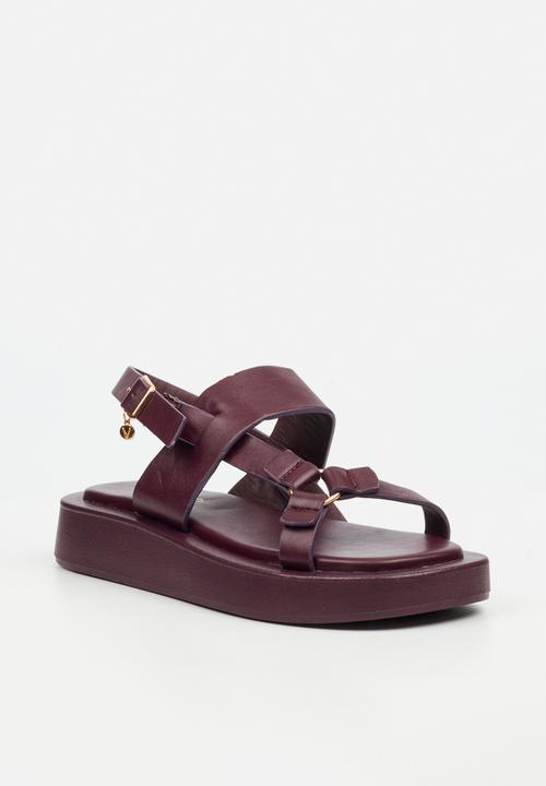 Viabeach - COCONUT 33 Thick Slingback Sandal - Plum