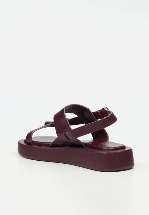 Viabeach - COCONUT 33 Thick Slingback Sandal - Plum