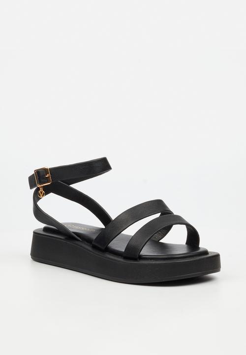 Viabeach - COCONUT 34 Thick Double Strap Sandal - Black