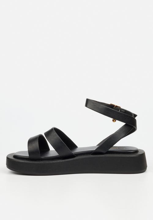 Viabeach - COCONUT 34 Thick Double Strap Sandal - Black