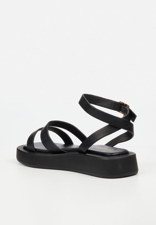 Viabeach - COCONUT 34 Thick Double Strap Sandal - Black