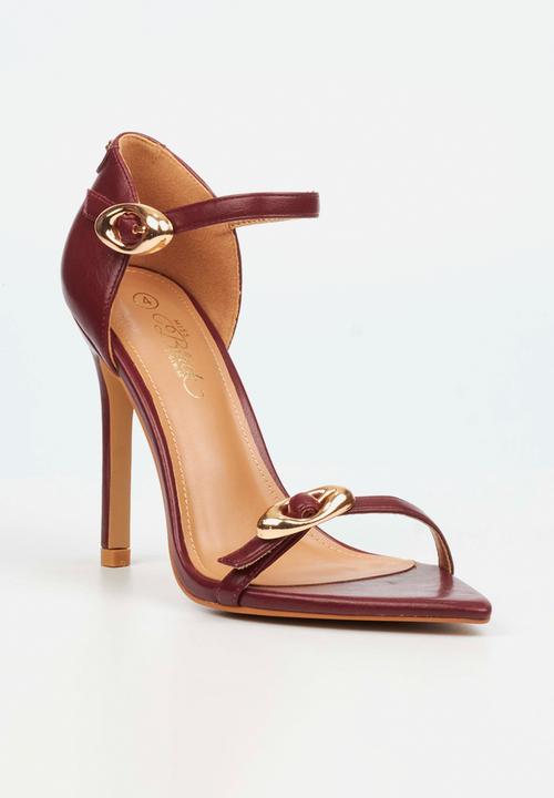 Miss Black - Camisol 1 stiletto heel - wine
