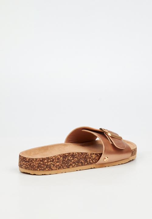 Viabeach - QORK 6 Comfort Sock Qork Sandal - Rose Gold
