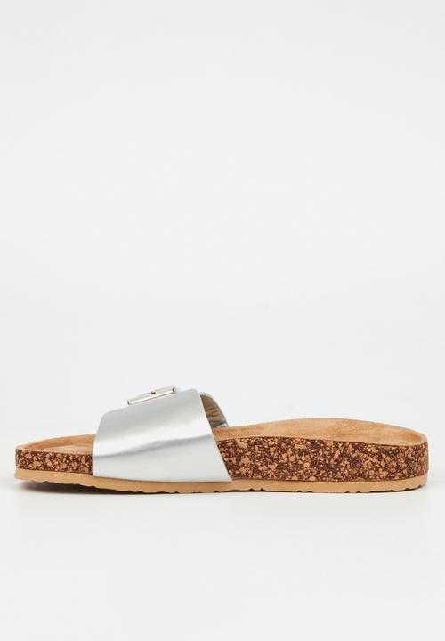 Viabeach - QORK 6 Comfort Sock Qork Sandal - Silver