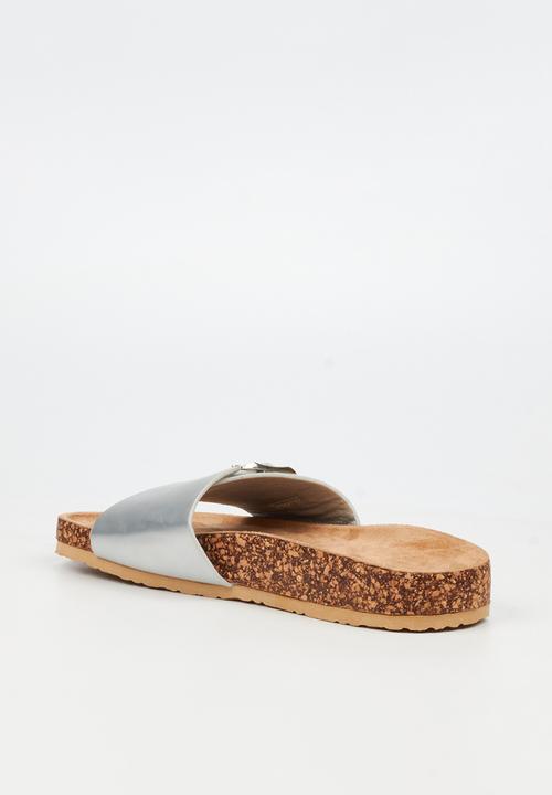 Viabeach - QORK 6 Comfort Sock Qork Sandal - Silver