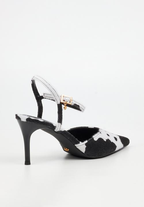 Miss Black - Gallery 1 court heel - cow