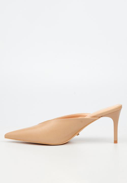 Miss Black - Gallery 3 bow mule heel - neutral