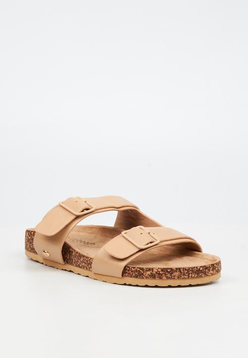 Viabeach - QORK 7 Comfort Sock Double Strap Qork Sandal - Neutral