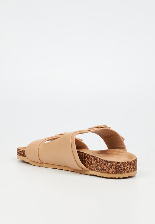 Viabeach - QORK 7 Comfort Sock Double Strap Qork Sandal - Neutral