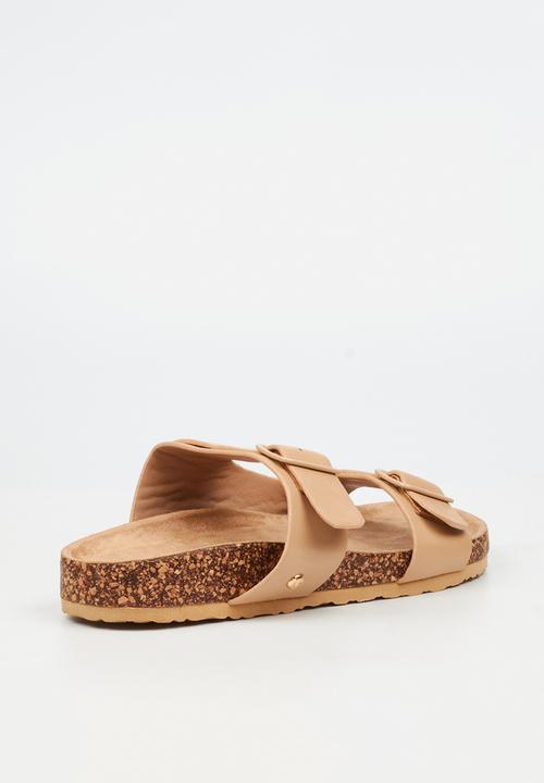 Viabeach - QORK 7 Comfort Sock Double Strap Qork Sandal - Neutral