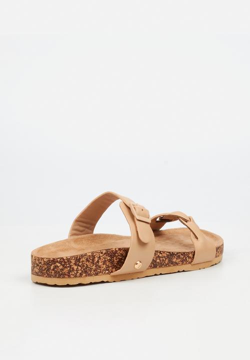 Viabeach - QORK 8 Comfort Sock Braided Strap Qork Sandal - Neutral