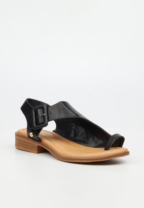 Miss Black - Micah 3 toe loop sandal - black