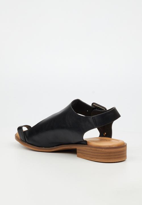 Miss Black - Micah 3 toe loop sandal - black