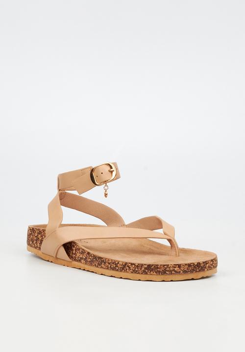 Viabeach - QORK 11 Comfort Sock Toe Thong Qork Sandal - Neutral