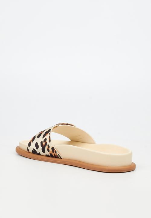 Miss Black - Polpetta 2 buckle sandal - leopard