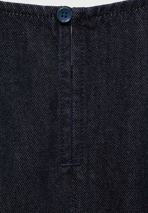 MANGO - Dress blossom -  open blue