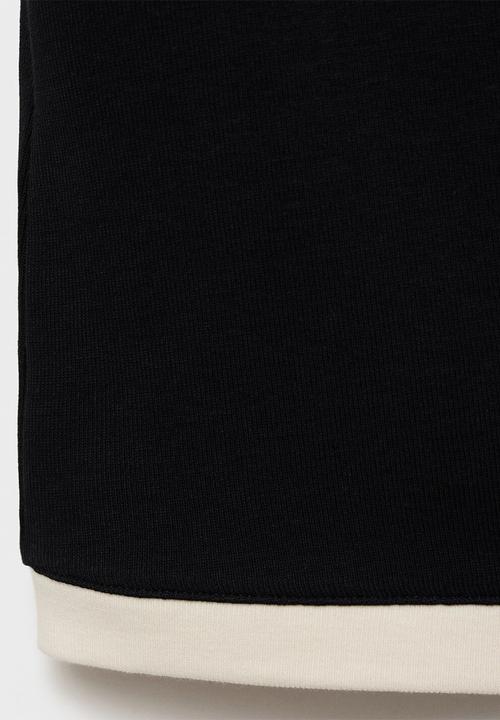 MANGO - Skirt pari -  black