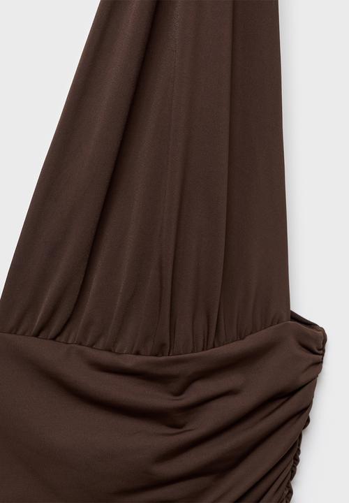 MANGO - Dress myri -  brown