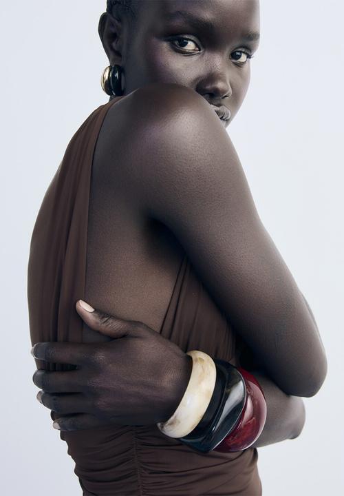 MANGO - Dress myri -  brown