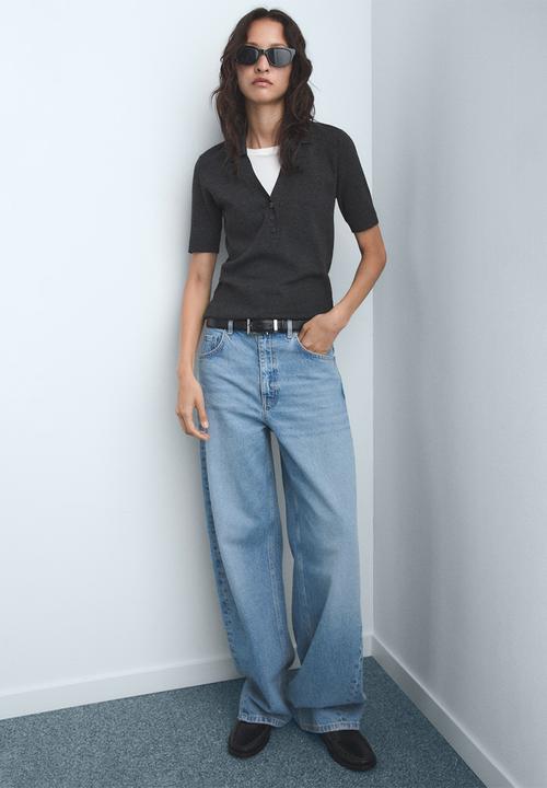 MANGO - Jeans dana - open-blue