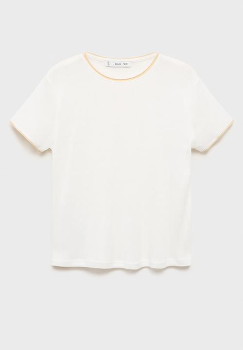 MANGO - T-shirt jane -  light beige