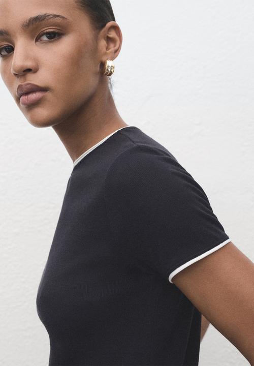 MANGO - T-shirt jane -  midnight navy