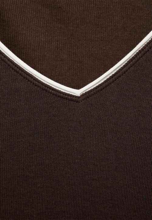 MANGO - Camiseta janet - brown