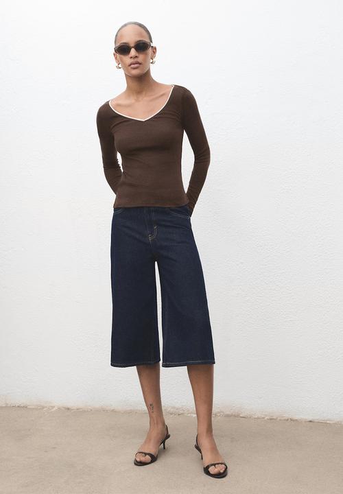 MANGO - Camiseta janet - brown