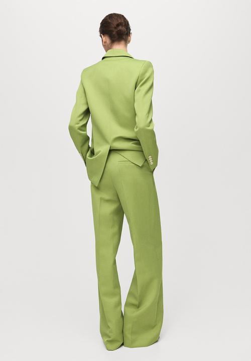MANGO - Trousers apple - green