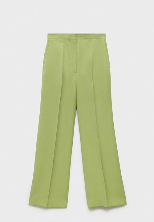 MANGO - Trousers apple - green