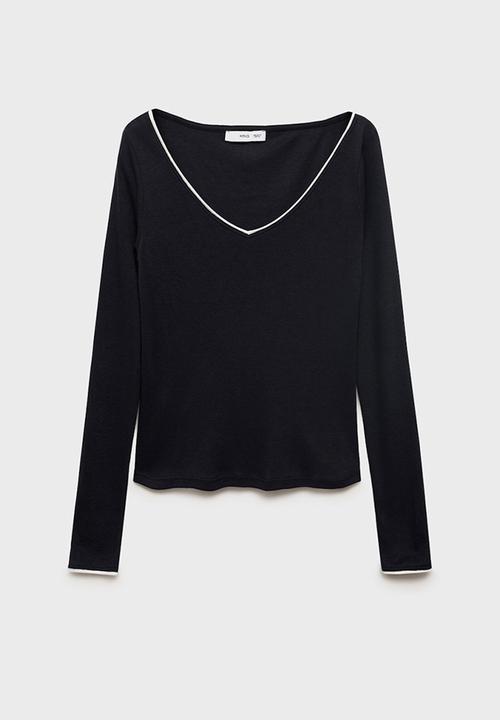 MANGO - Camiseta janet - midnight navy