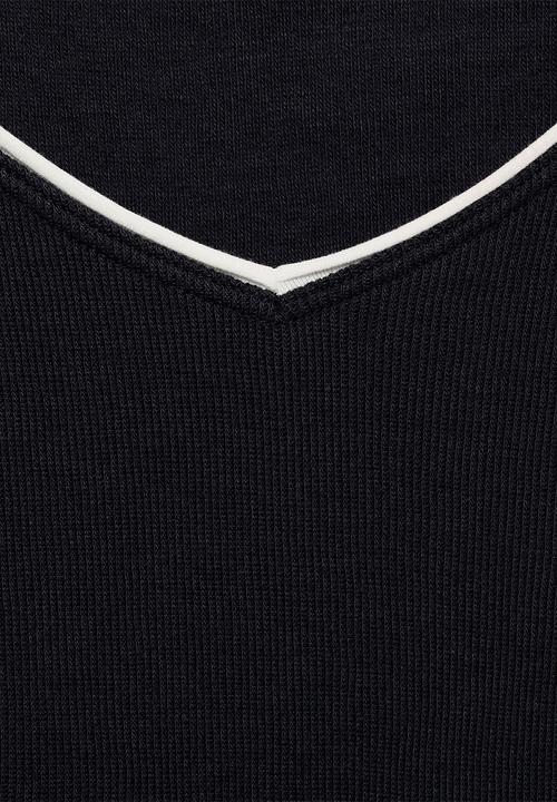 MANGO - Camiseta janet - midnight navy