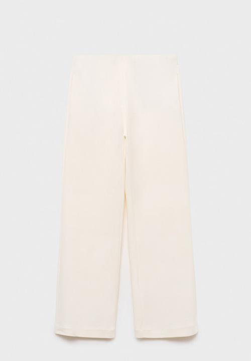 MANGO - Trousers pico  -  light beige