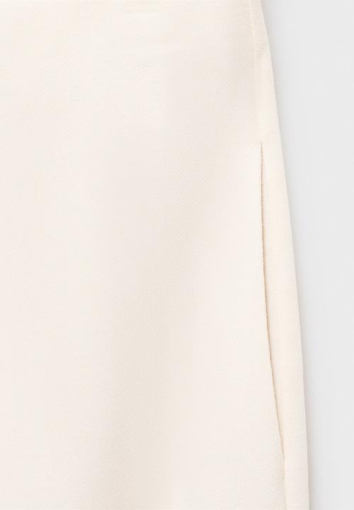 MANGO - Trousers pico  -  light beige