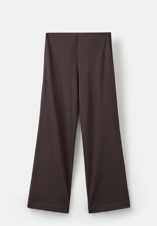 MANGO - Trousers pico  -  brown