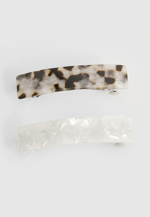 boohoo - 2 Pack hair clips - multi