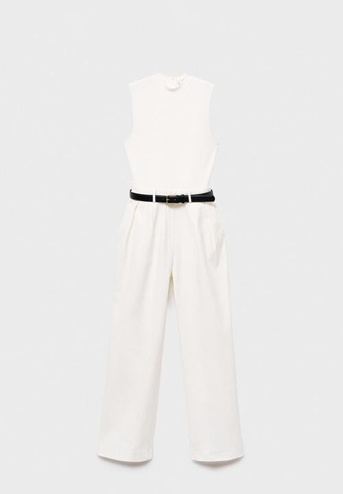 MANGO - Jumpsuit milo -  natural