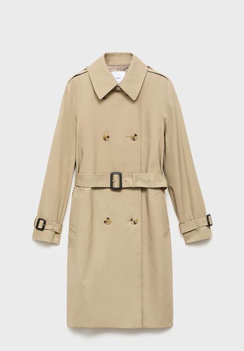 MANGO - Trench polana - light beige